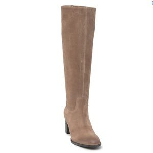 Free People High Cleo To The Knee Suede Boot in Taupe Size 8